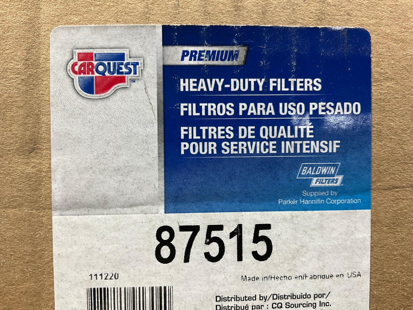 Carquest 87515 Air Filter Replaces 42515, 537336R1, FA589, CAK1526, LAF1857