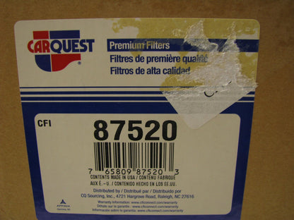 Carquest 87520 Air Filter Replaces: 42520 AF2304 AF604 AF1768M AF4865M PA2779
