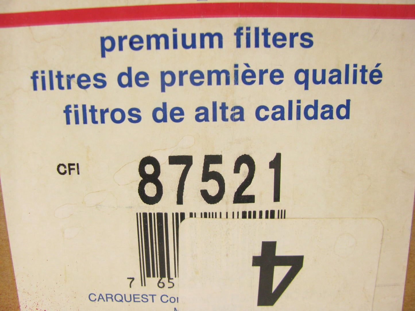 Carquest 87521 Air Filter Replaces 42521 A53256 LAF7315 AF605 AF1767 AA2912