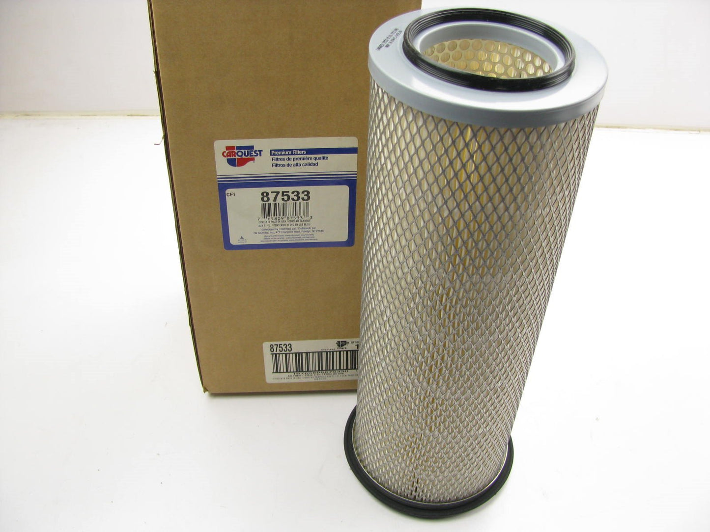 Carquest 87533 Air Filter Replaces: 42533 A63262 AF1855 P526505 PA2587 A900C