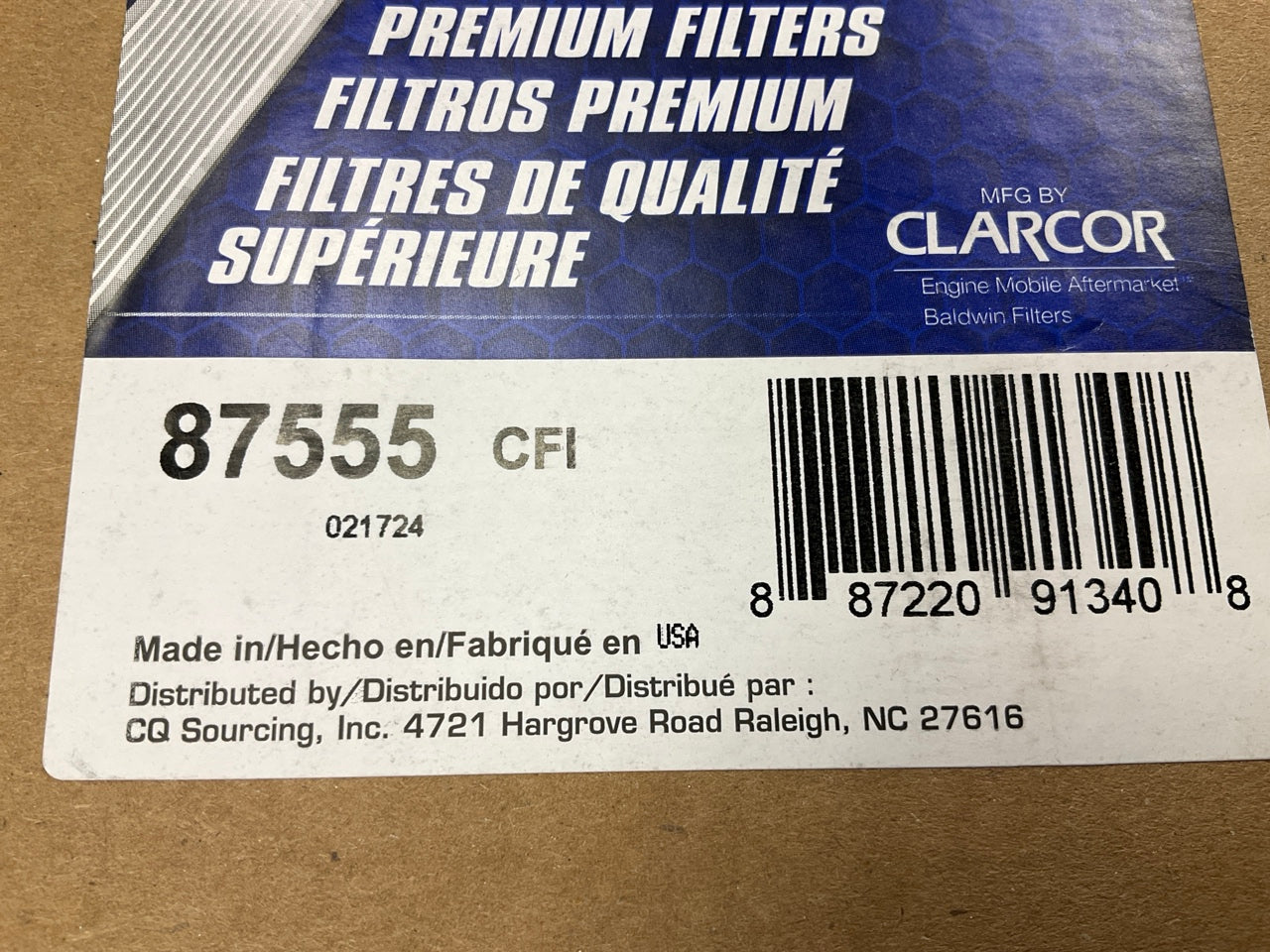 Carquest 87555 HEAVY DUTY Cabin Air Filter Replaces 70569300, 42555, F84818