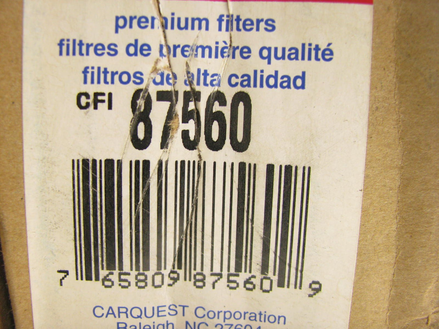 Carquest 87560 Cabin Air Filter Replaces 42560 A83059 2560 LAF7482 AF401 AF1677