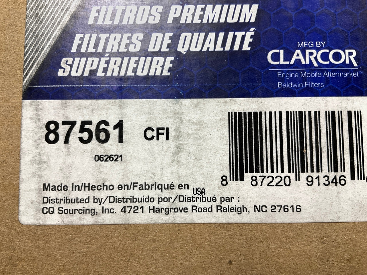 Carquest 87561 Heavy Duty Cabin Air Filter Replaces 42561, PA2411, P112775