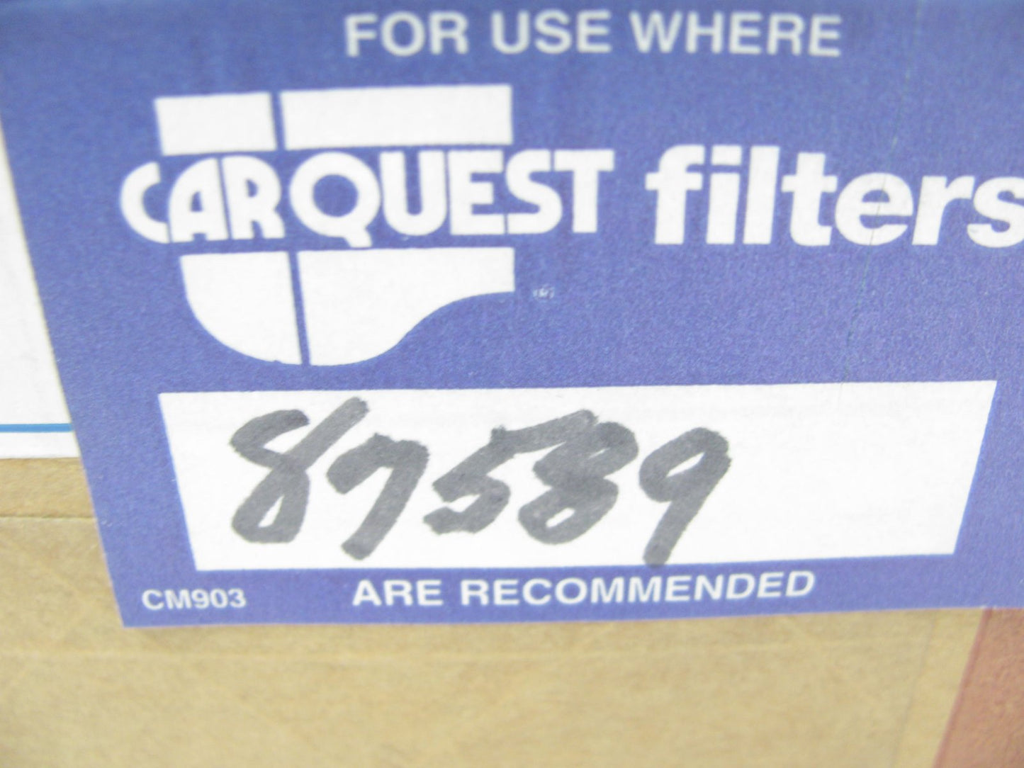 Carquest 87589 Air Filter Replaces: 42589 A32194 AF166 AF459 P142806 PA1783