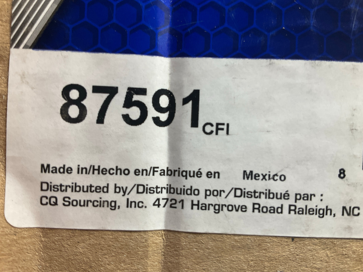 Carquest 87591 Air Filter Replaces 42591 AF2187 LAF2438 PA1780 CA321 AF454