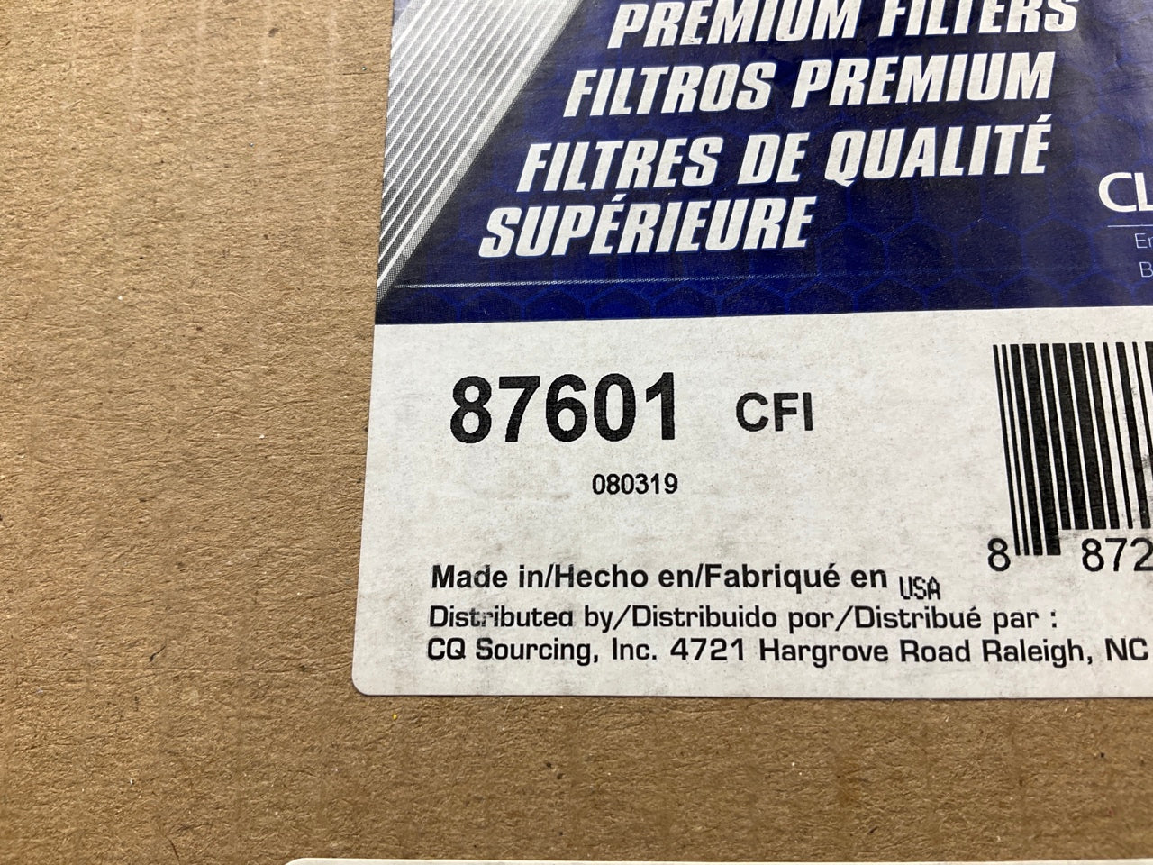 Carquest 87601 Cabin Air Filter Replaces PA3676 42601 P113330 AF4773 PA5008