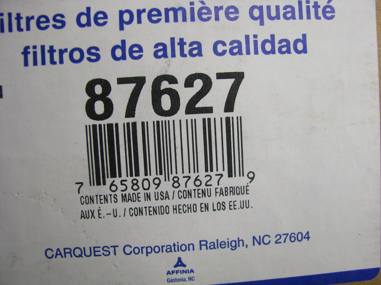 Carquest 87627 Air Filter Replaces CA572 46630 A63408 LAF1819 AF333 AF906