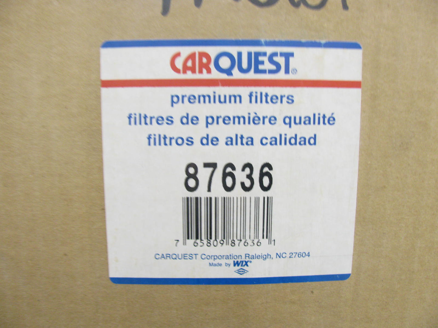 Carquest 87636 Air Filter Replaces CA1550 42636 A62991 LAF7757 FAF523 AF911M