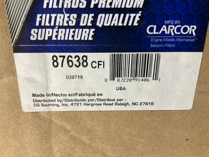 Carquest 87638 Air Filter Replaces 42638, 70561N, AF3004, 5839AF929, 681654C91