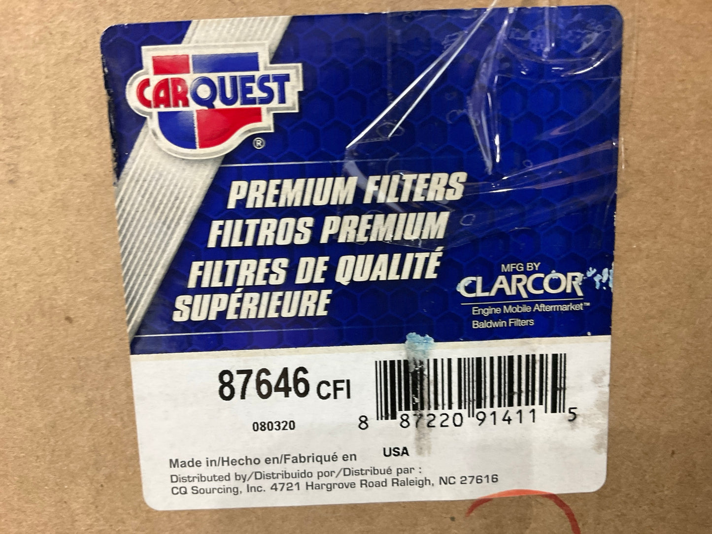 Carquest 87646 Air Filter - Replaces P120117, AF887KM, AF494, 42646 AF3168 AF646