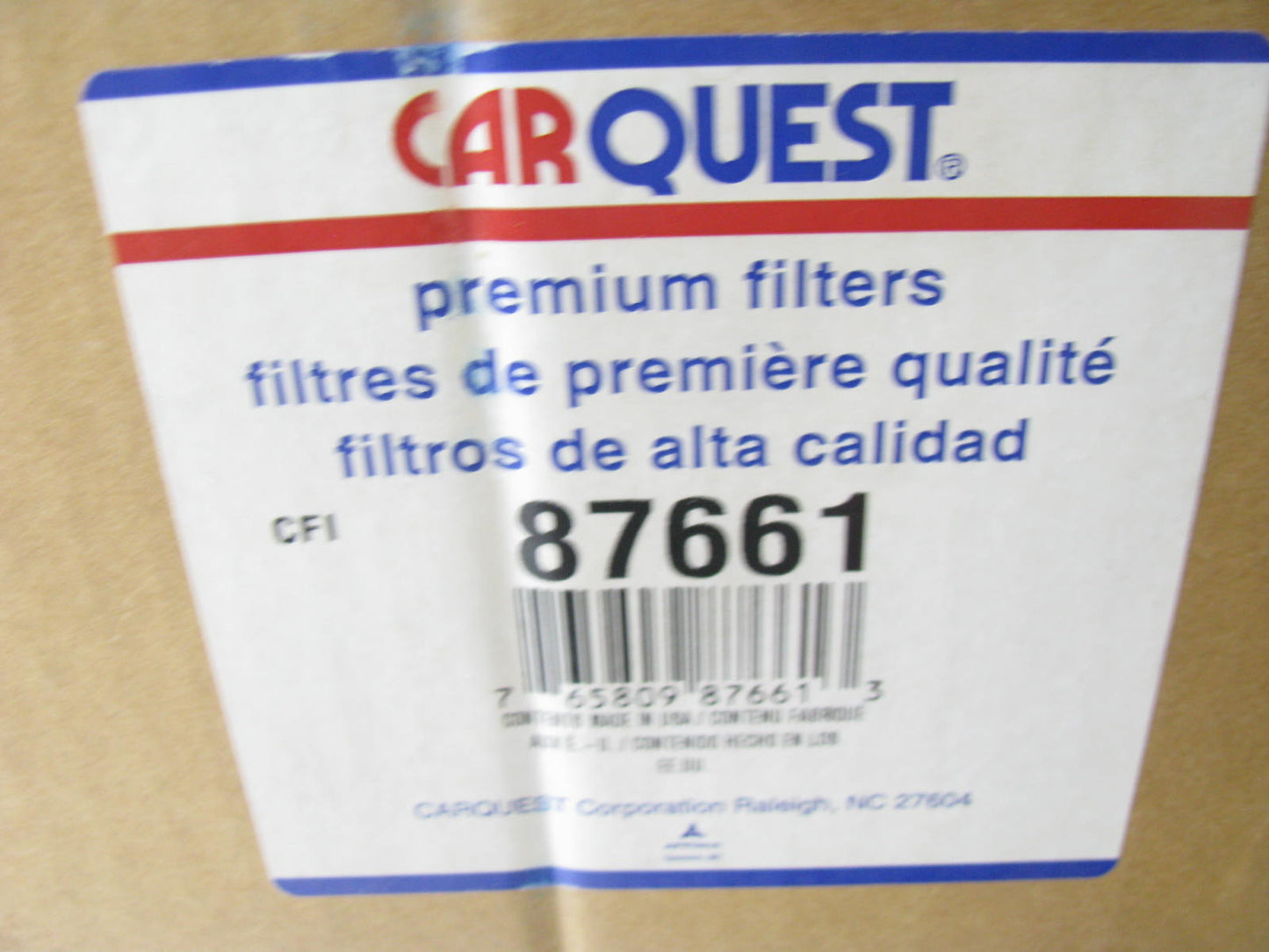 Carquest 87661 Air Filter Replaces 42661 A82893 LAF6880 AF306 AF865M