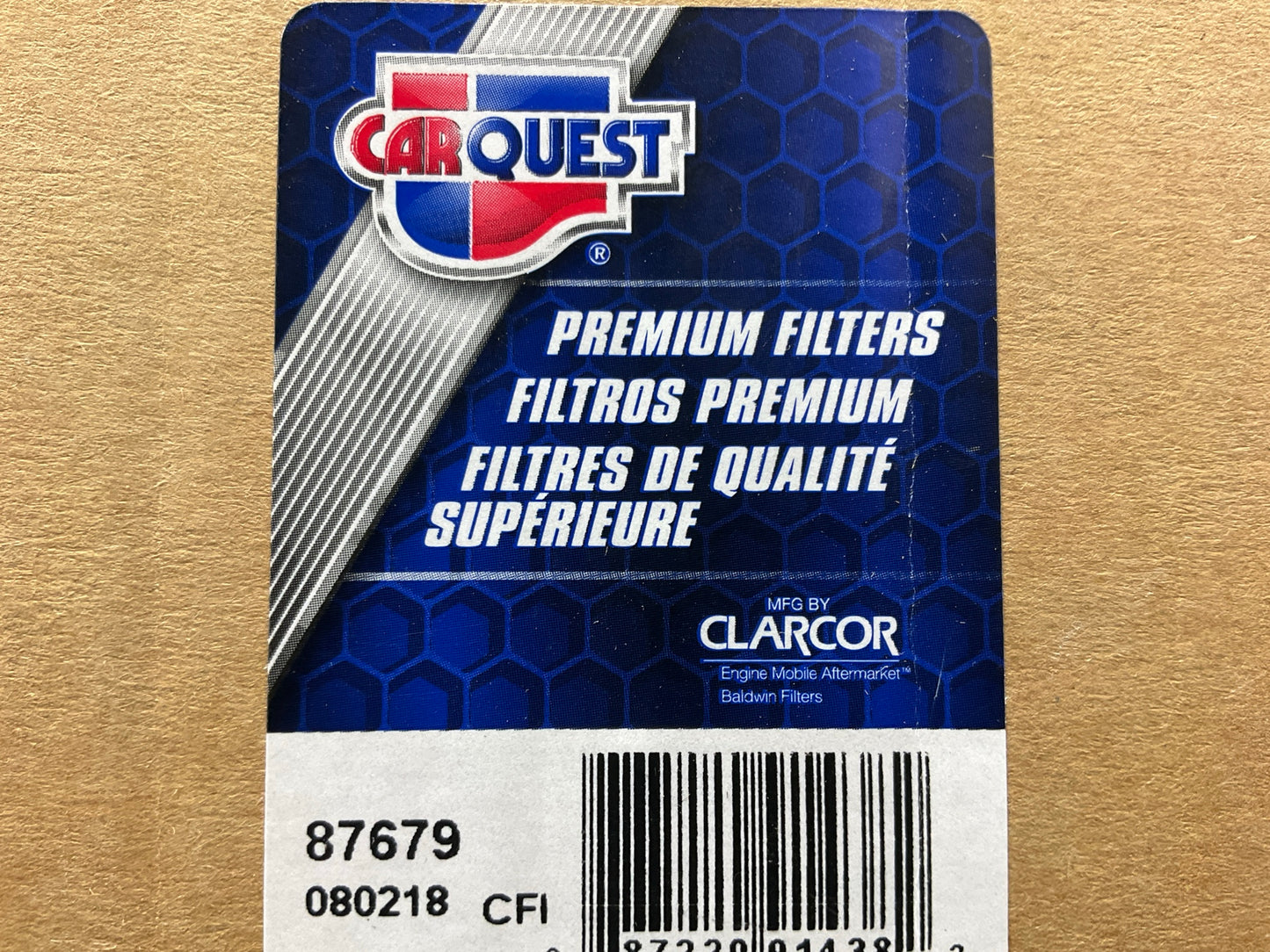 Carquest 87679 Air Filter Replaces CA1543SY 42679 A63031 LAF1723 AF458 AF988