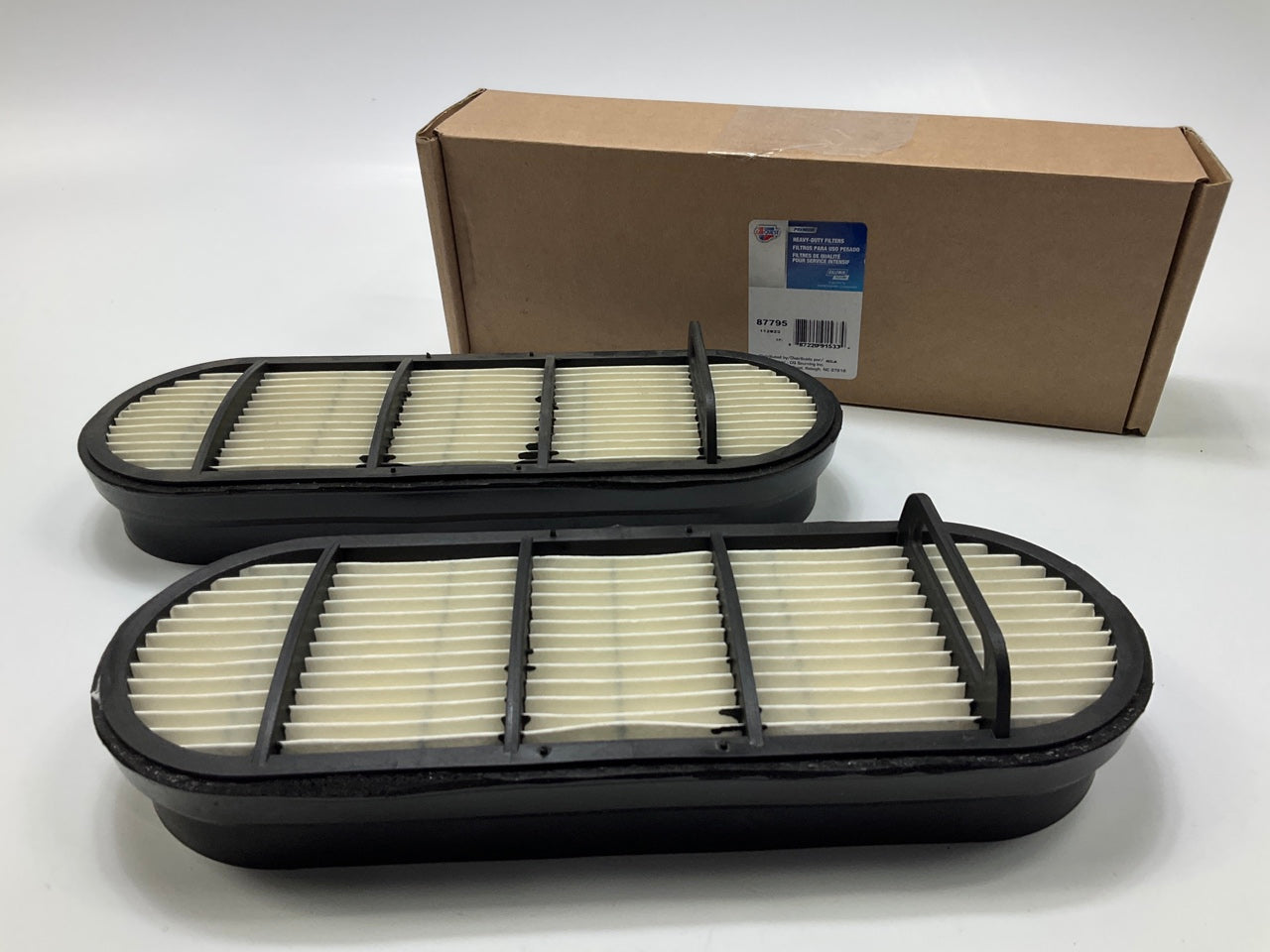 (2) Carquest 87795 Secondary Air Filter Used W/ 42794 46937 49665 49675 Primary
