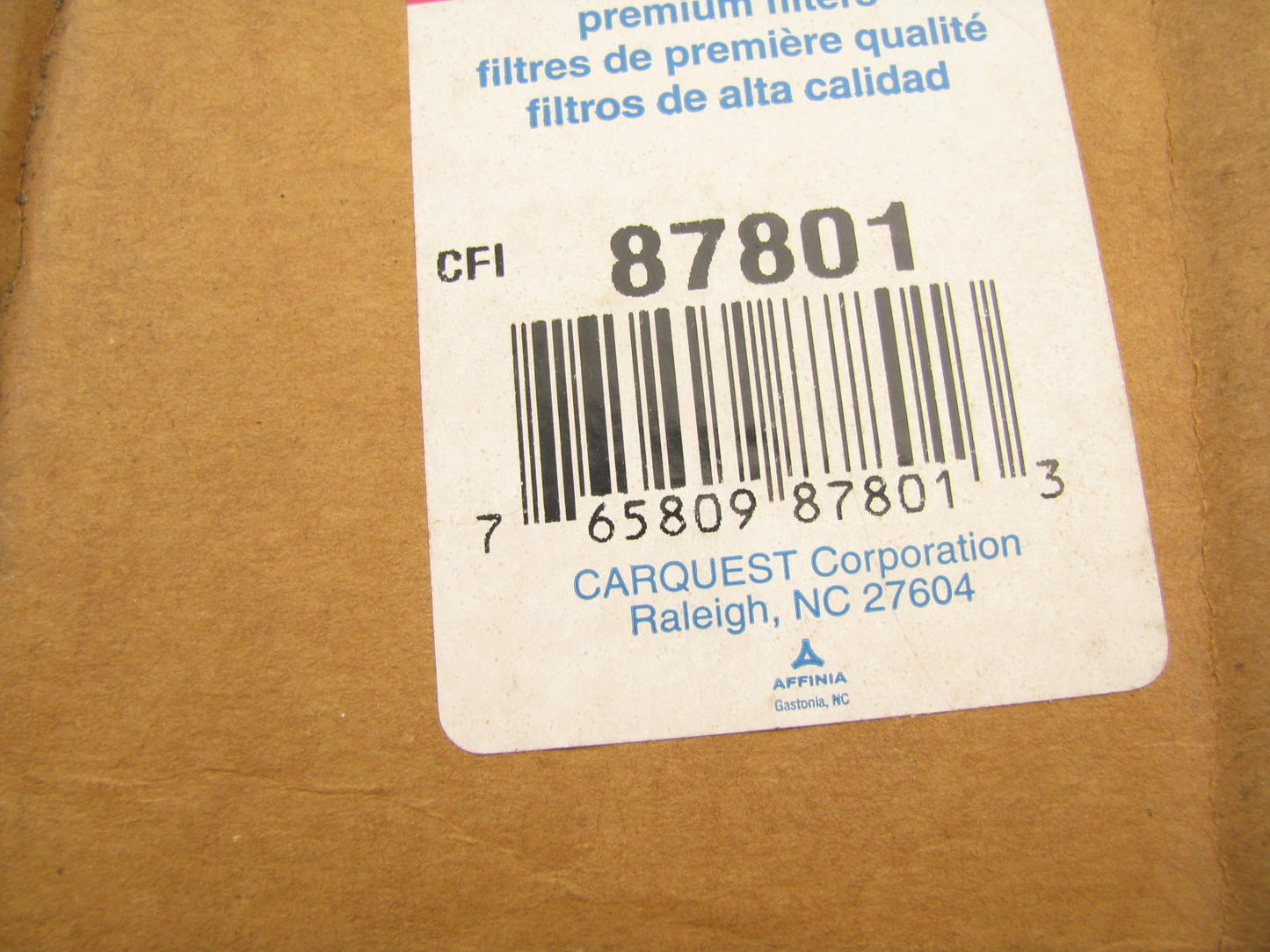 Carquest 87801 Air Filter Replaces CA10982 42801 542801 LAF8147 AF2287 AF25539
