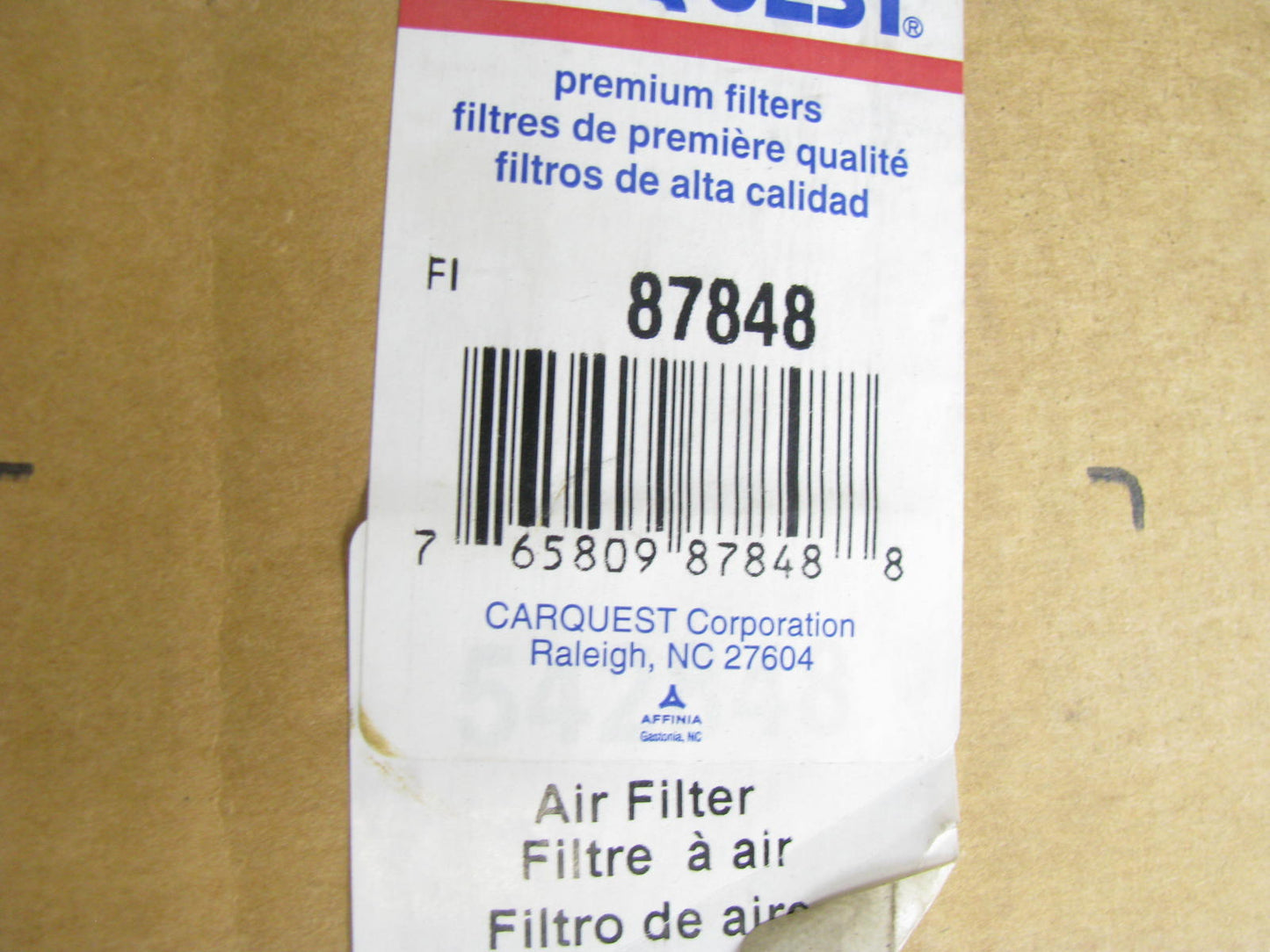 Carquest 87848 Air Filter Replaces CA11124SY 42313 LAF5974 AF26208 P781102