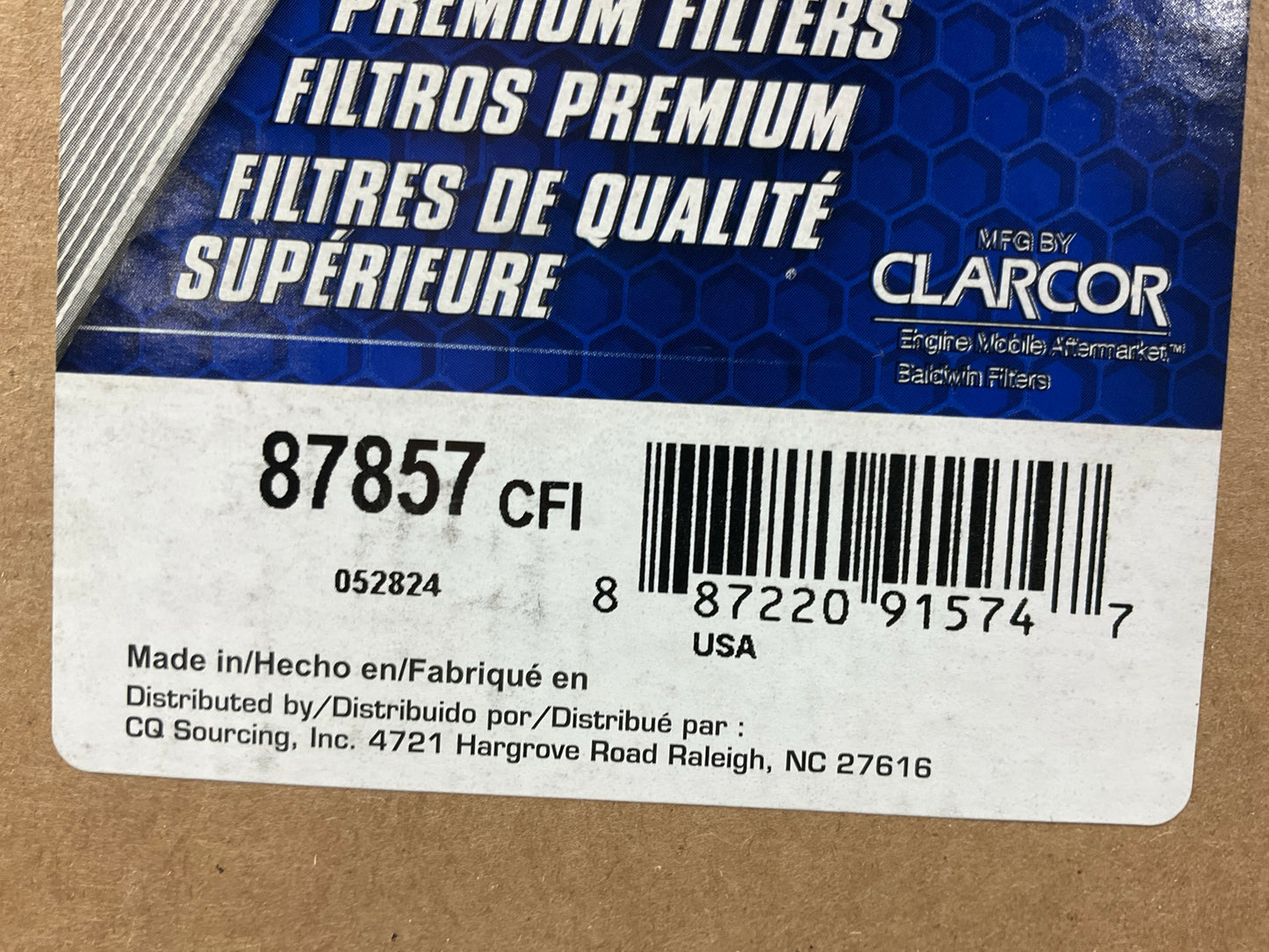 Carquest 87857 Air Filter - Replaces 42857, 8524575, PA2832, D045003, PA2832