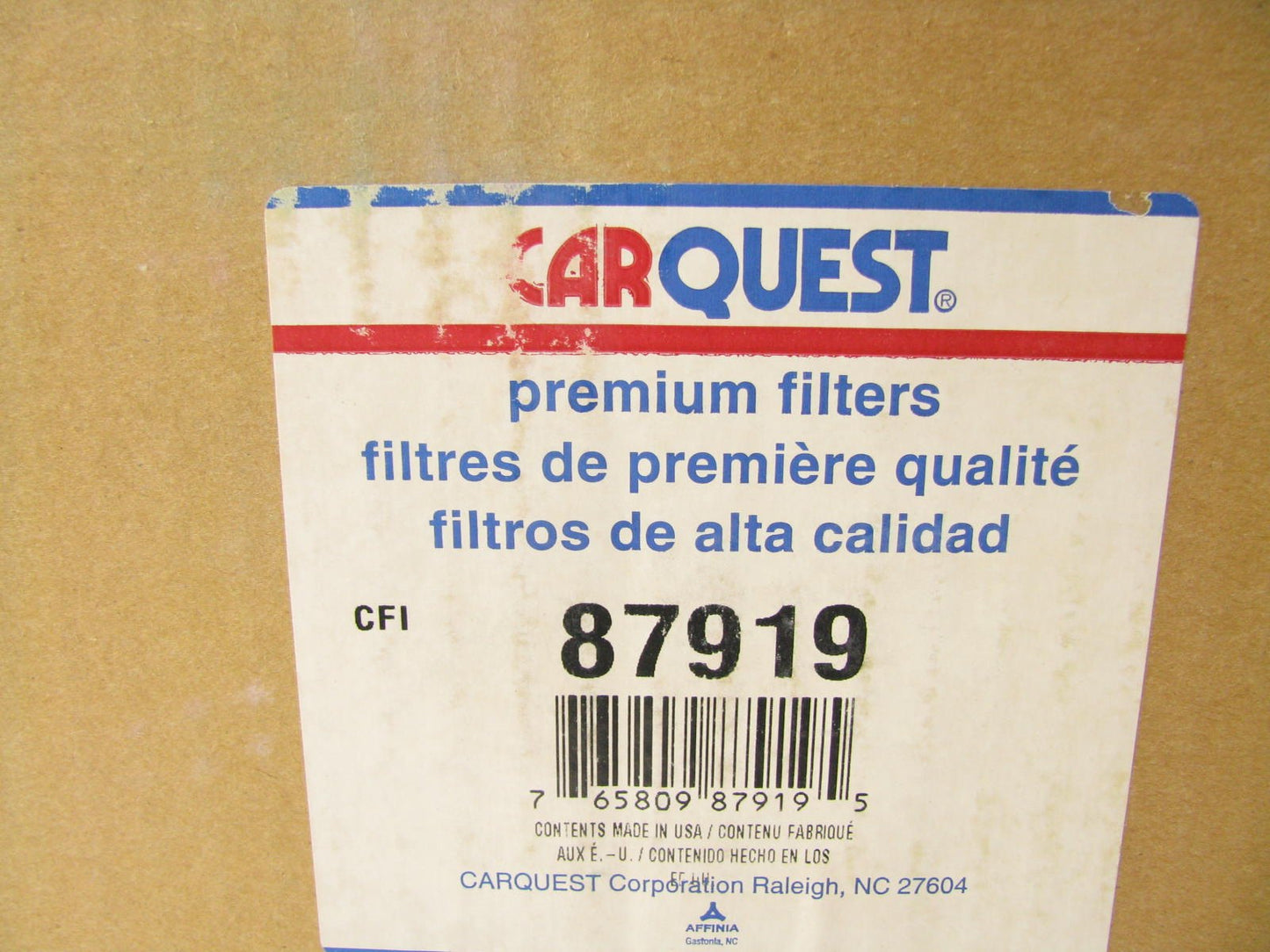 Carquest 87919 Air Filter Replaces: 42919 42944 AF434KM AF486K P772545