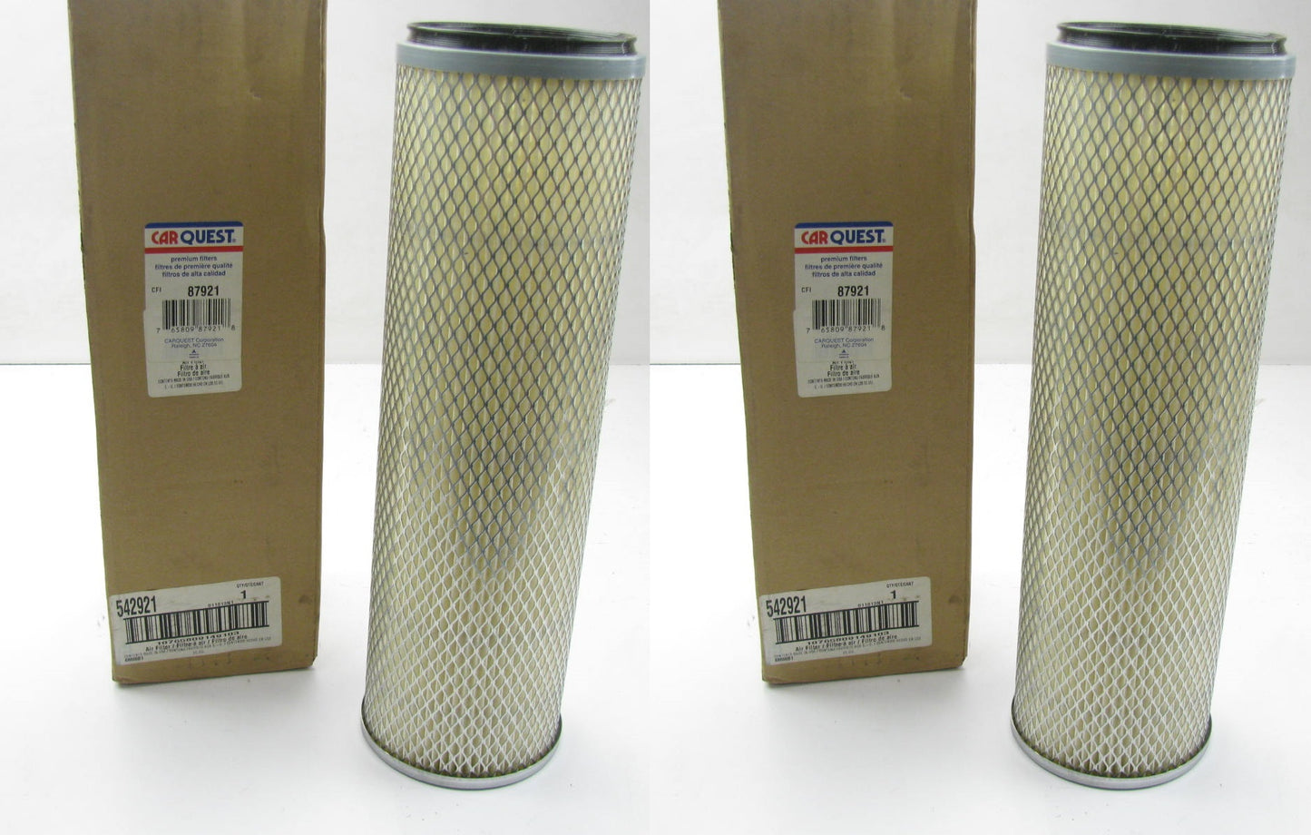 (2) Carquest 87921 Air Filters Replaces CA7137SY 42921 A63314 LAF8663 AF744