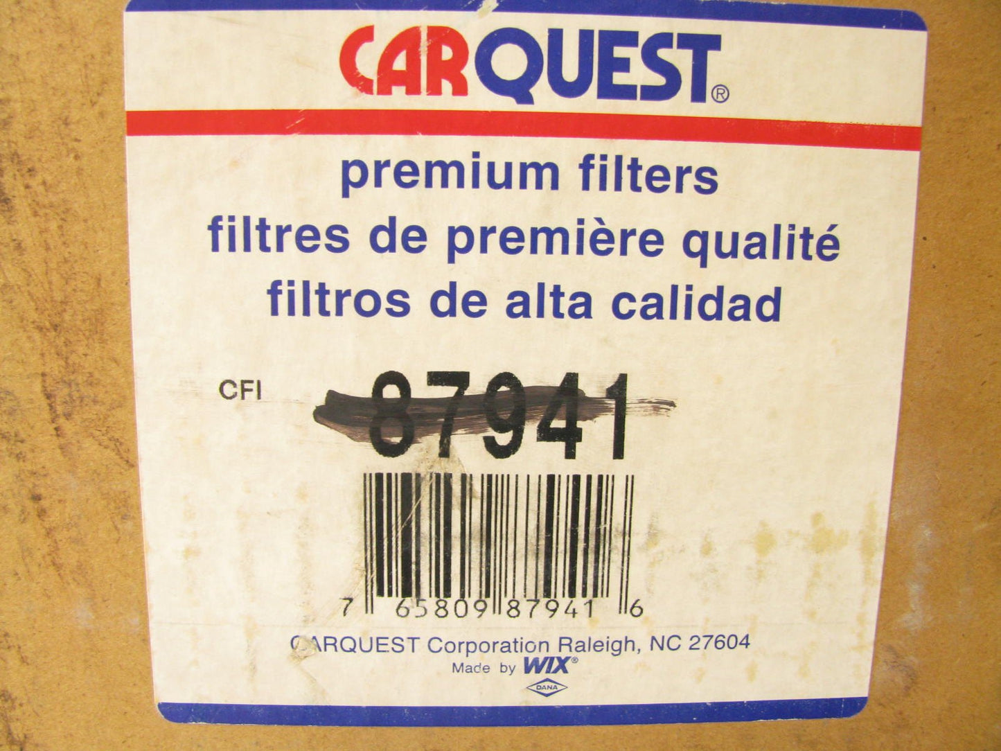 Carquest 87941 Air Filter Replaces: PA2493 7C-8313 P131377 AF1616 AF580 FA711