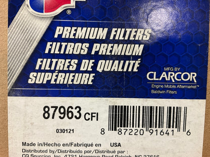 Carquest 87963 Air Filter Replaces 42963 AF3321 LAF1930 PA2303 AF1739 P607293