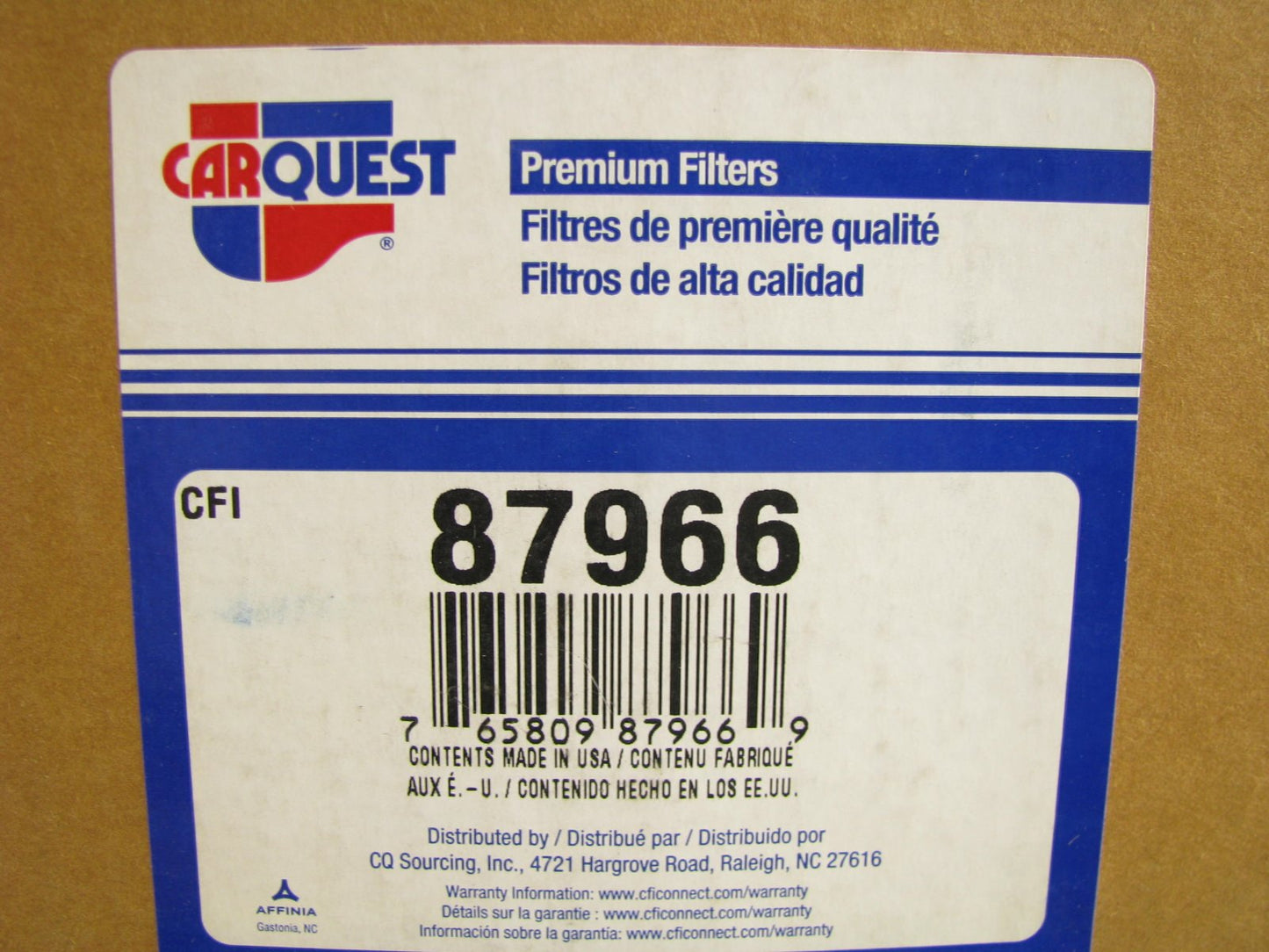 Carquest 87966 Air Filter Replaces: 42618 42966 CA1581 AF853 P134743 PA2312
