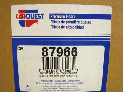 Carquest 87966 Air Filter Replaces: 42618 42966 CA1581 AF853 P134743 PA2312