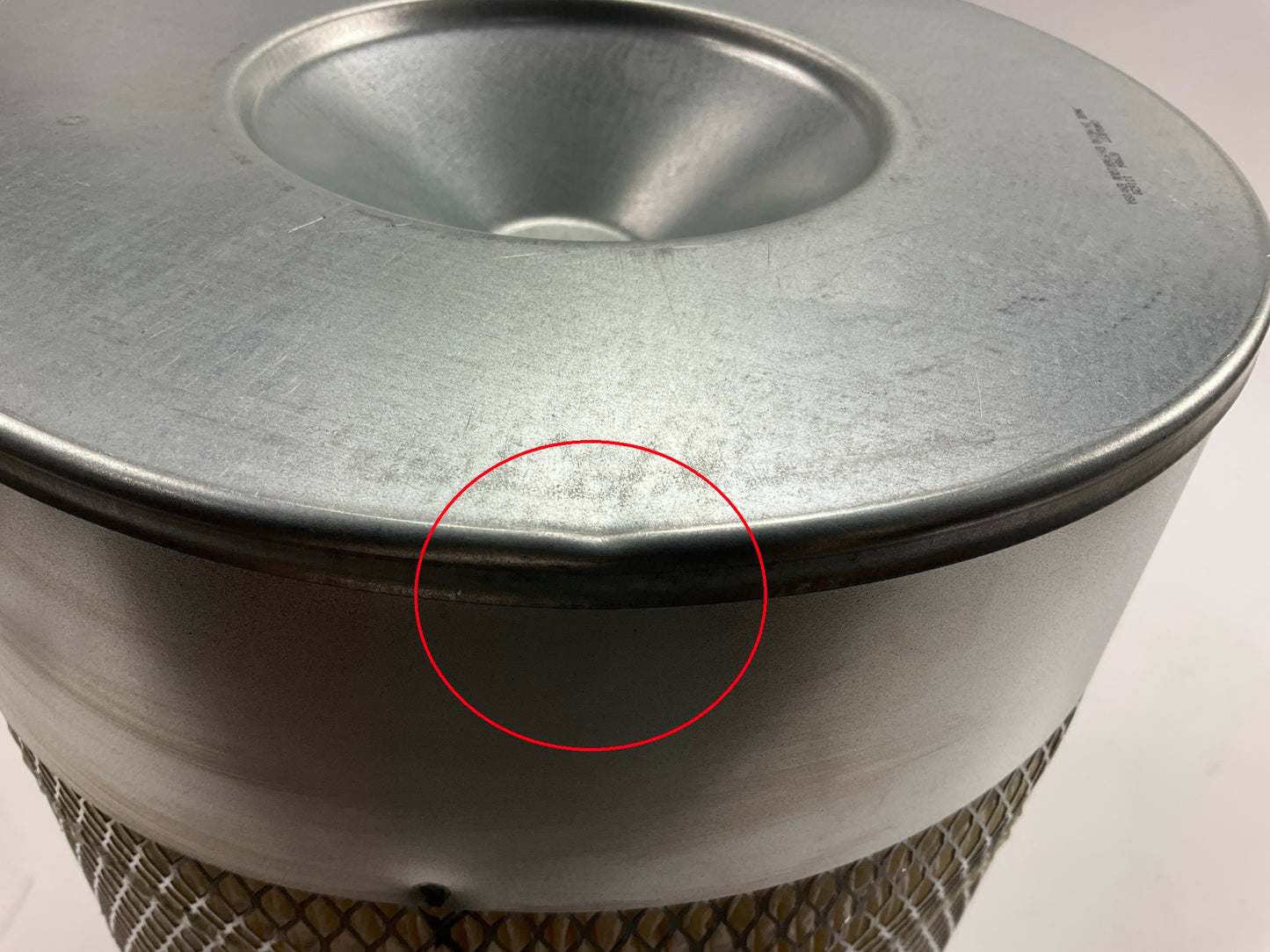 Cosmetic Damage - Two Dents - See Photos - Carquest 87984 Air Filter Wix 42984