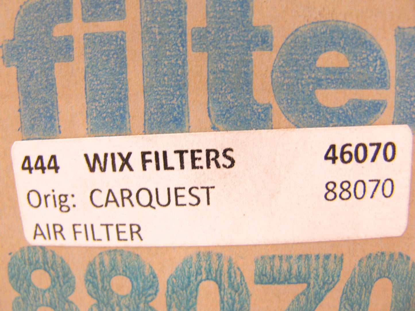 Carquest 88070 Engine Air Filter For 1985-1986 Toyota MR2