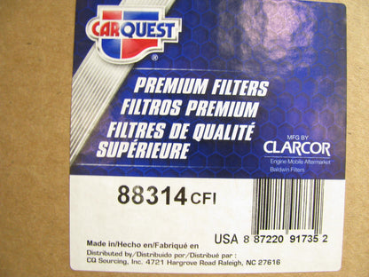 Carquest 88314 Air Filter Replaces: 46314 LAF1833 6314 PA2805 AH1107 PA2805