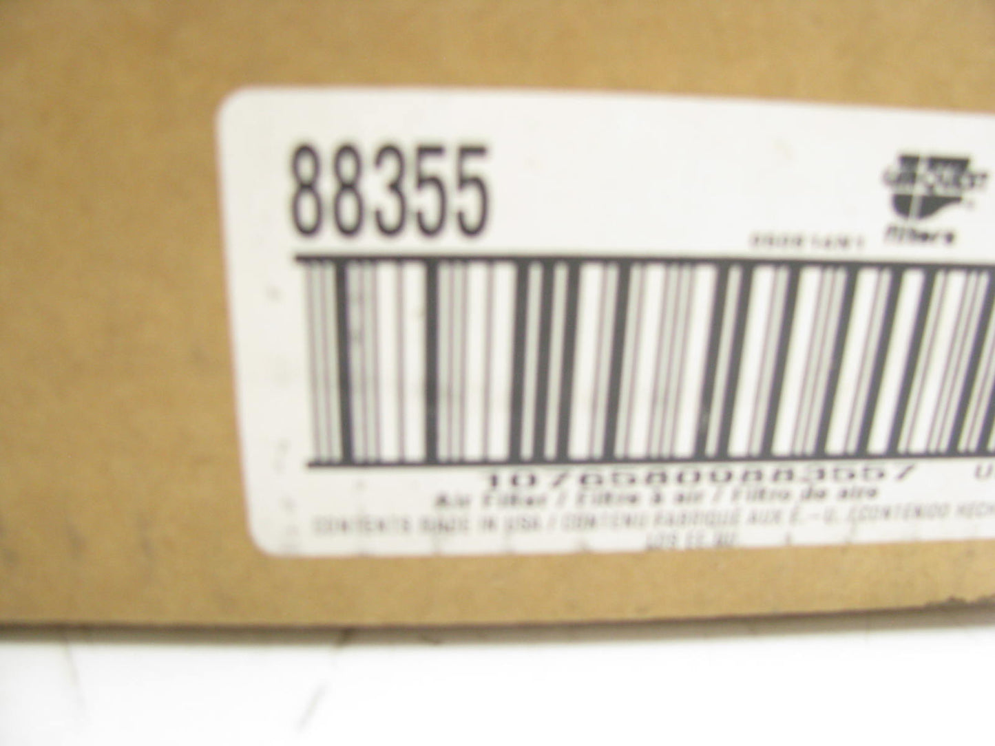 Carquest 88355 Air Filter Replaces 46355 PA2598 CA7471 6355 AF650 LAF1863