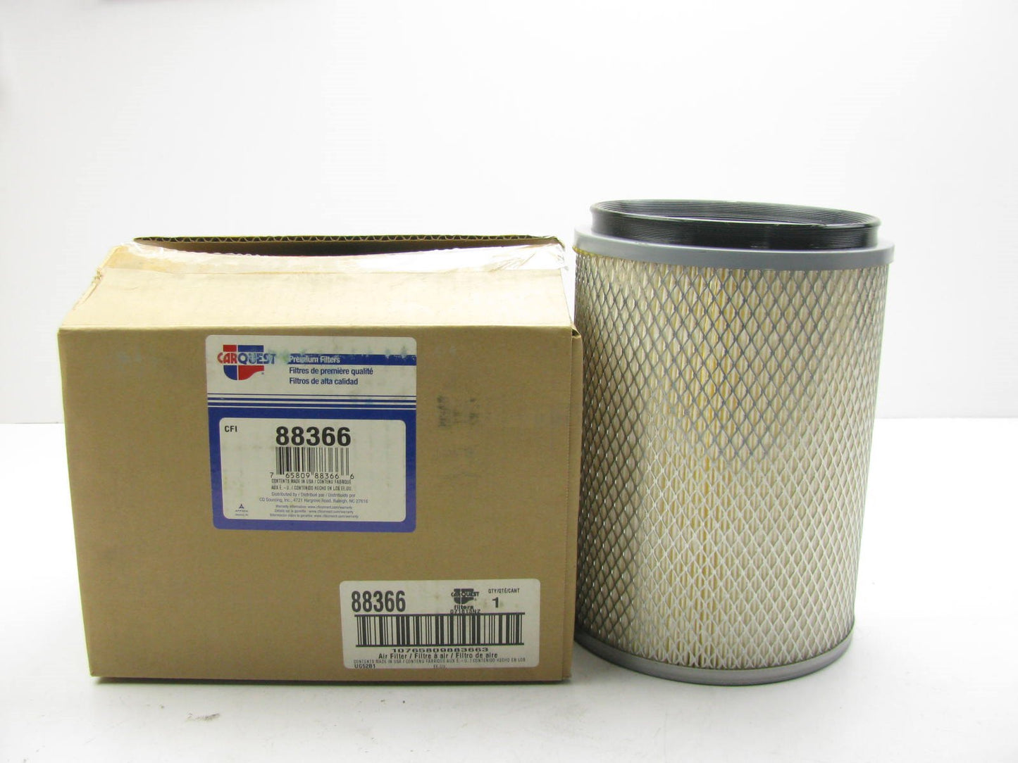 Carquest 88366 Air Filter Replaces: 46366 6366 AF675 AF1877 P181130 PA2592