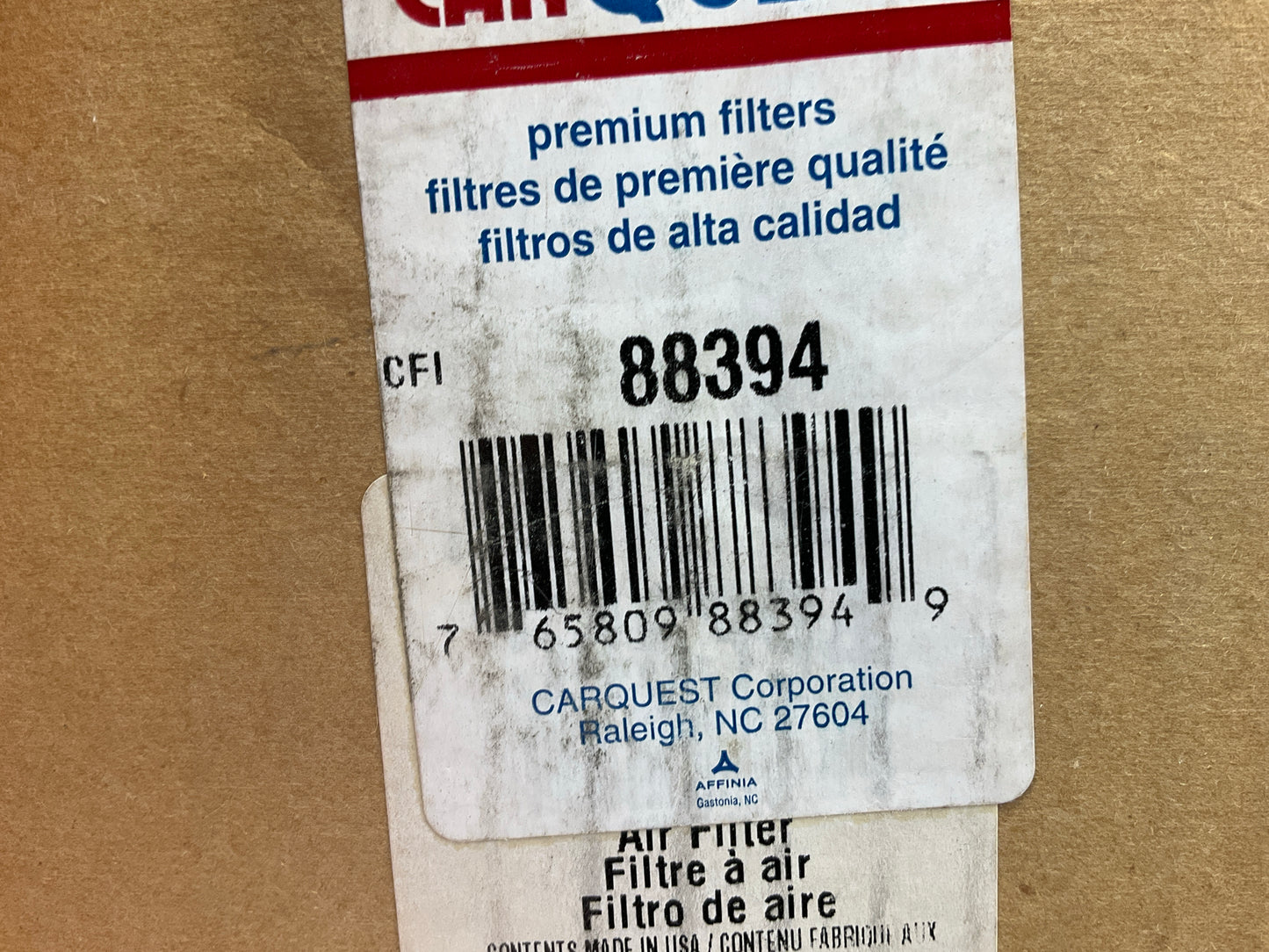Carquest 88394 Air Filter Replaces 46394 PA4583FN AF4743K P817631 9146111500
