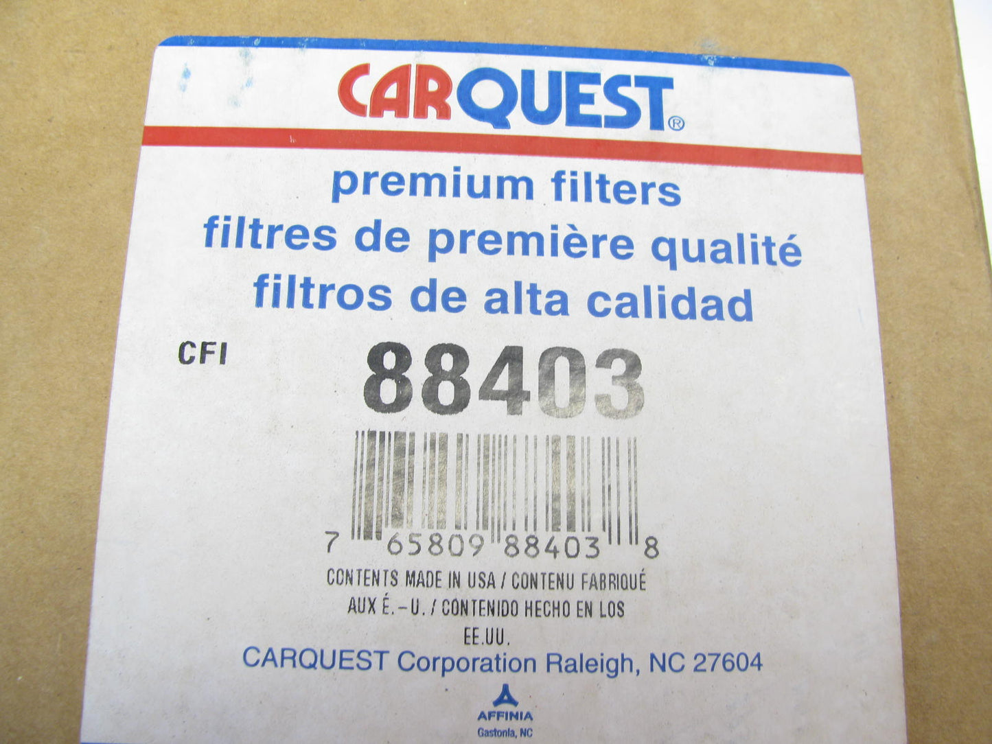 Carquest 88403 Outer Engine Air Filter For IH Wheel Loaders 1190 1194 1290 1294