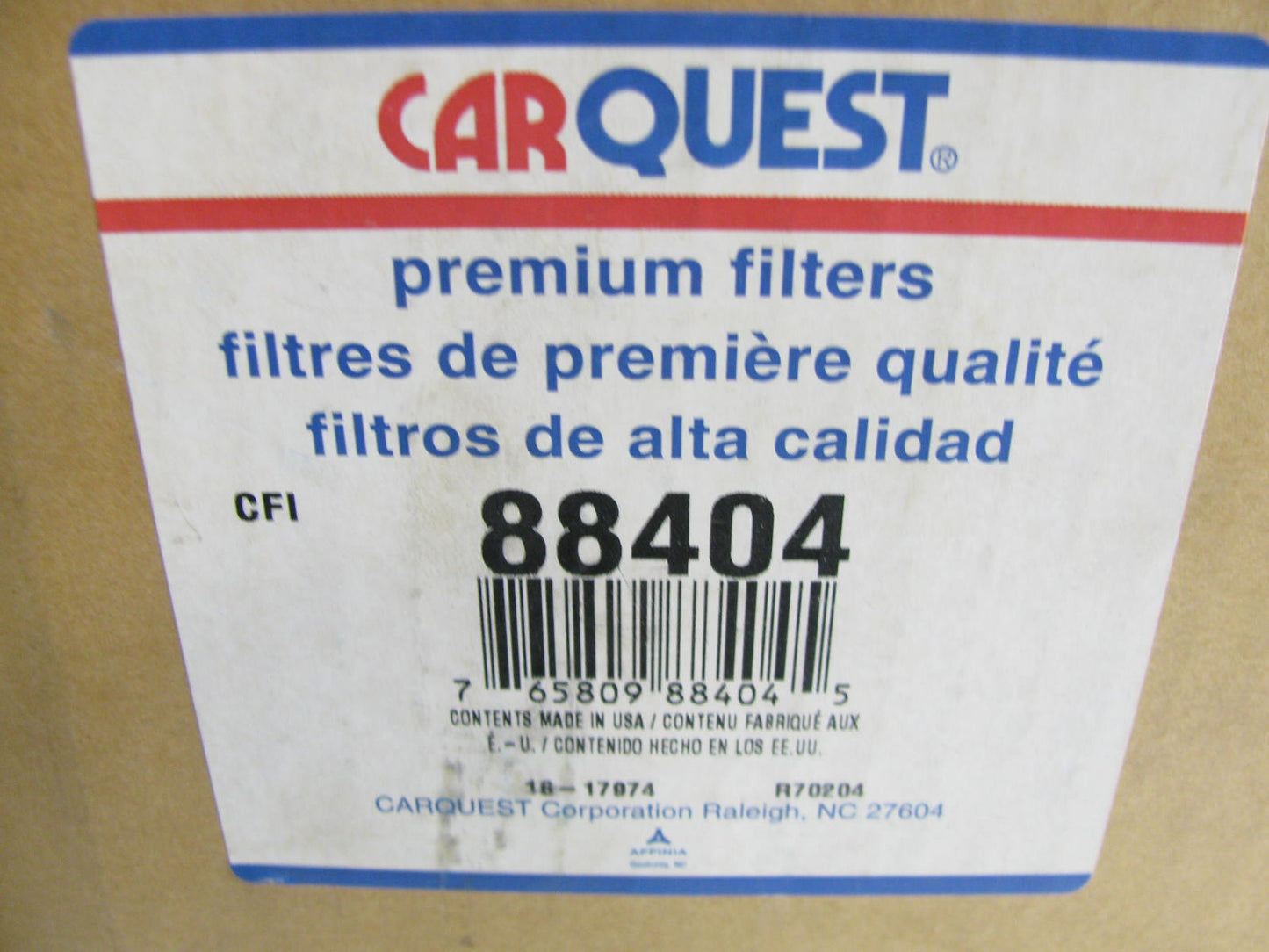 Carquest 88404 Air Filter For Sullair 185 Compressors, Replaces Wix 46404