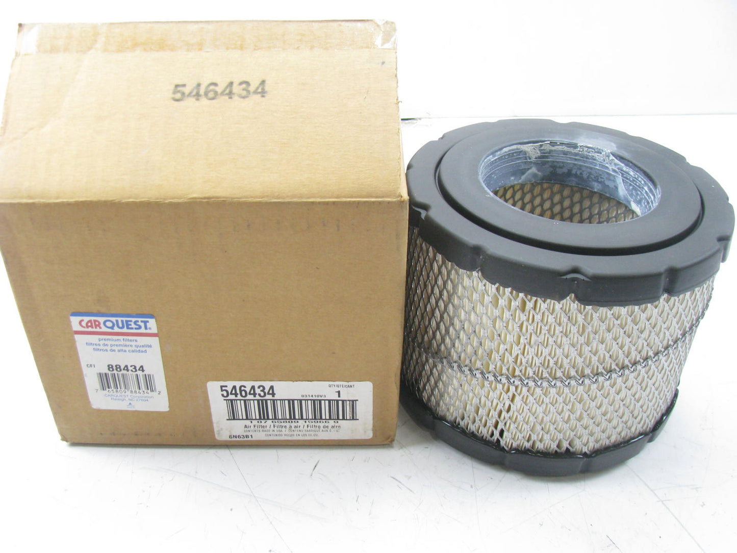 Carquest 88434 Air Filter Replaces CA7710 46434 LAF8404 RS3528 AF25279 P533109