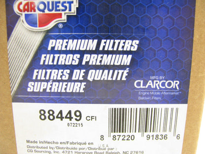 Carquest 88449 Air Filter Replaces 46449 A35270 6449 LAF8388 RS3715 PA4632