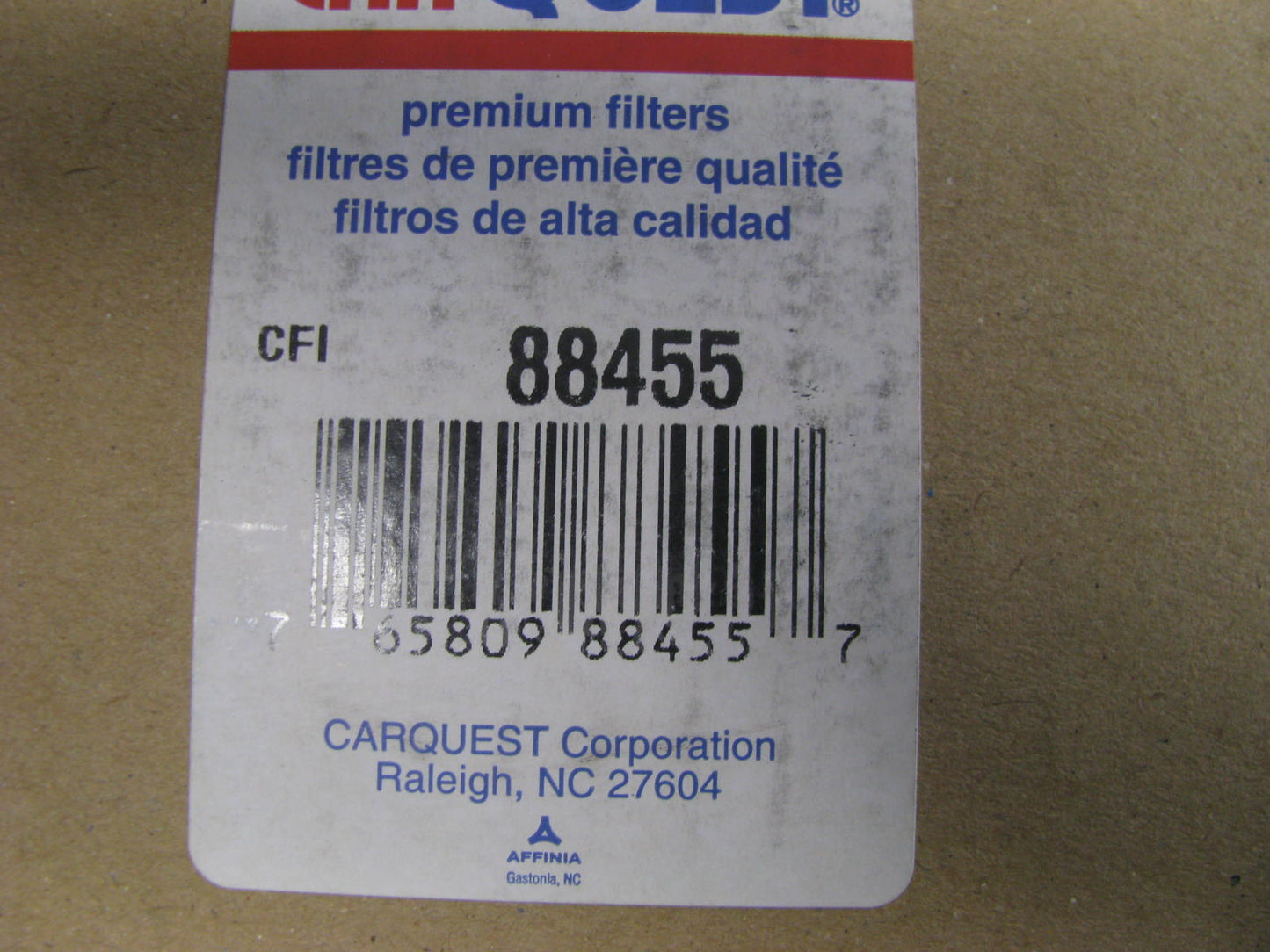 Carquest 88455 Disposable Air Filter Housing Replaces CA11030 46455 LAF2532