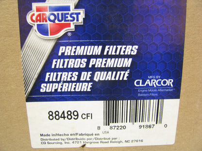 Carquest 88489 Air Filter Replaces: RS3549 134-8726 P532410 AF25308 AF2278 46489