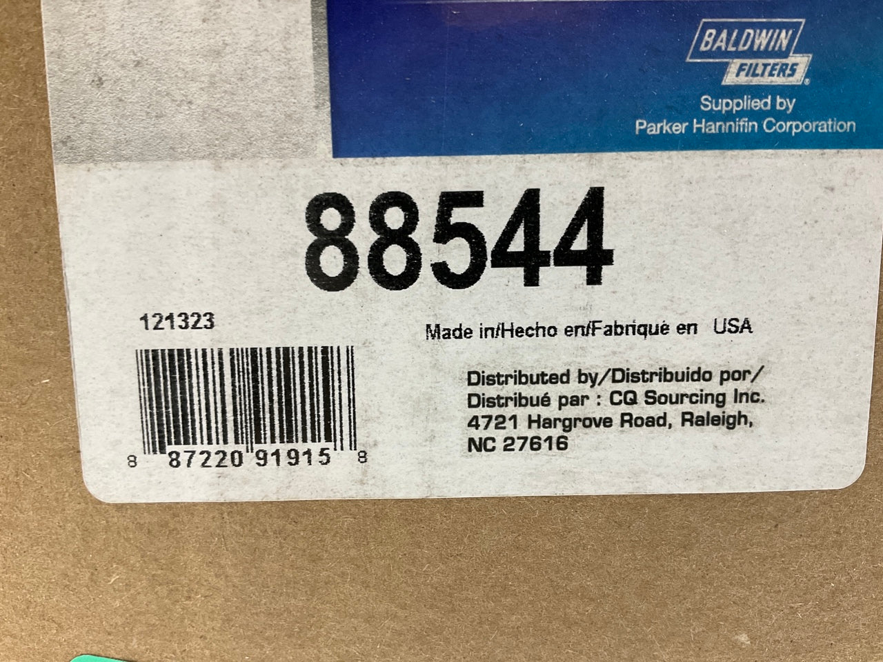 Carquest 88544 Air Filter Replaces CA5021 46544 A63517 LAF1834 AF653 AF4903