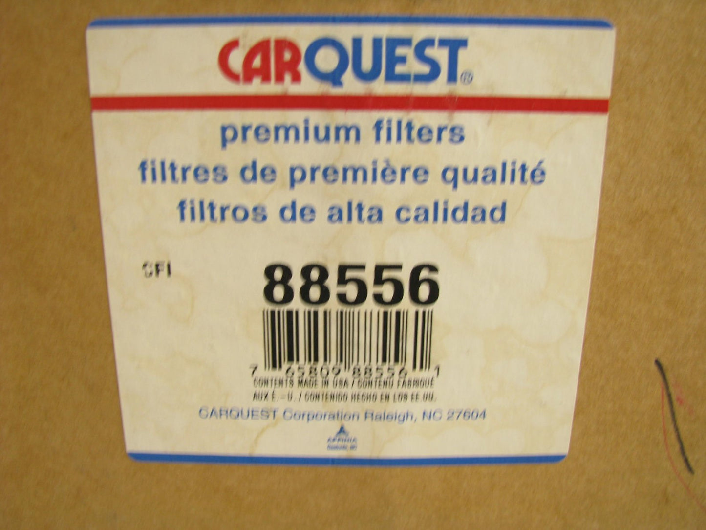 Carquest 88556 Air Filter Replaces RS3518 P185069 AF25139M AF2120 A74700 46556