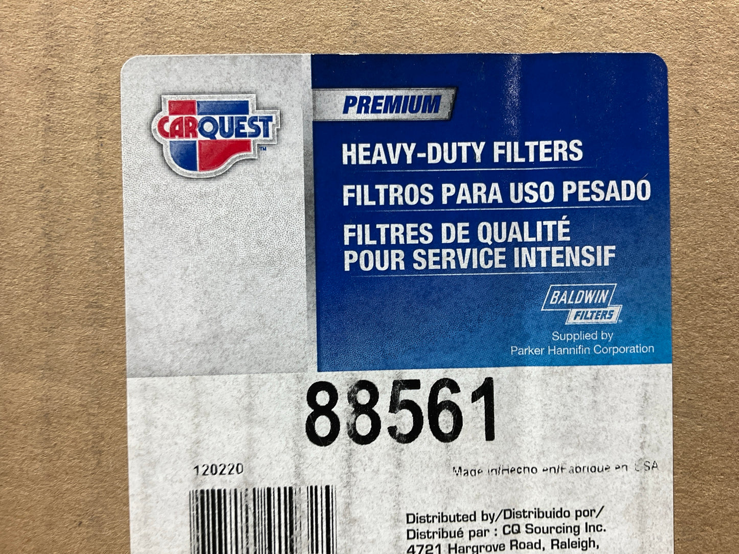 Carquest 88561 Air Filter - Replaces 46561, 7E0973,  3074304-M1, 747075, A74686