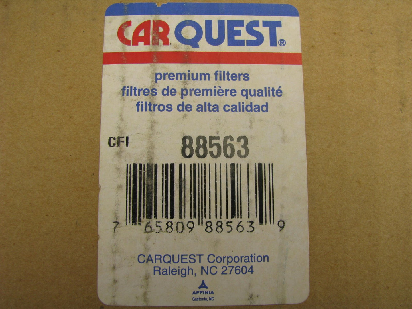 Carquest 88563 Air Filter Replaces: 46563 A64992 6563 LAF4173 AF2085 P539474
