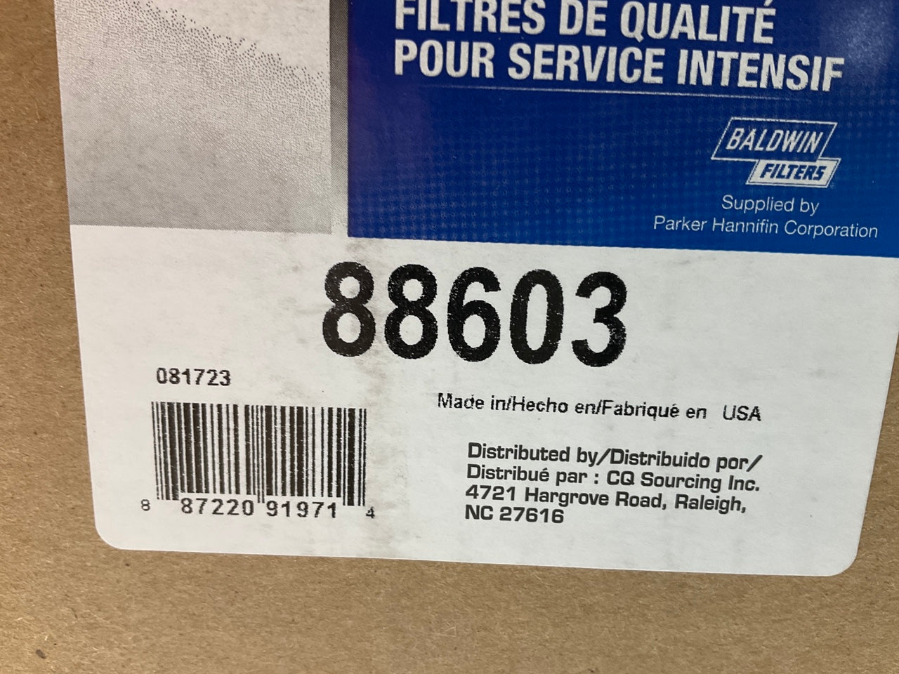 Carquest 88603 Air Filter - Replaces PA2756, P776158, AF1811, CA4327, 46603