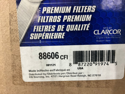 Carquest 88606 Air Filter Replaces 46606 LAF1722 AF480 CAK7468 AF940K P119135