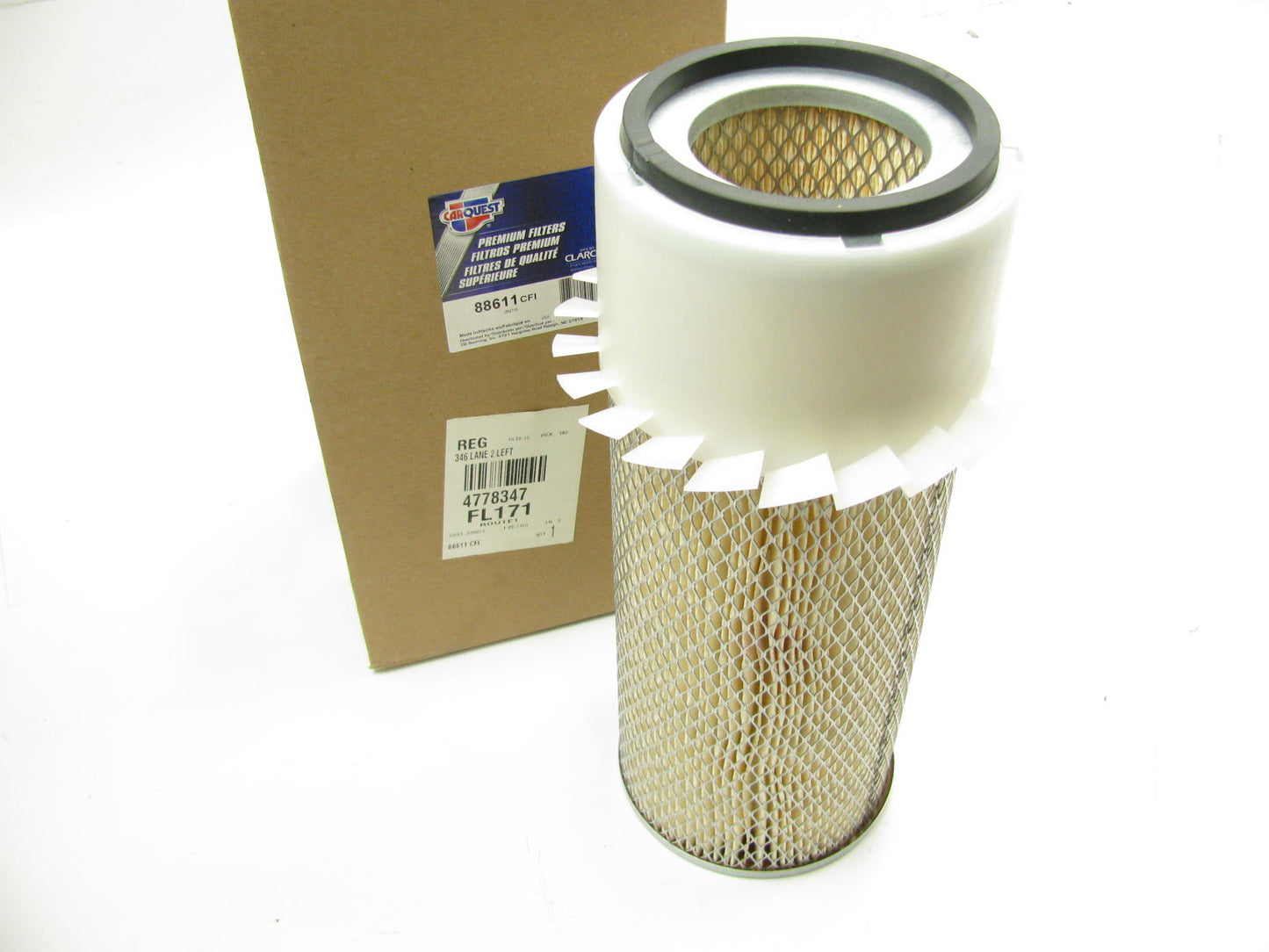 Carquest 88611 Air Filter For CAT Forklifts - AF477; SA14009K;  LAF8123; 46611
