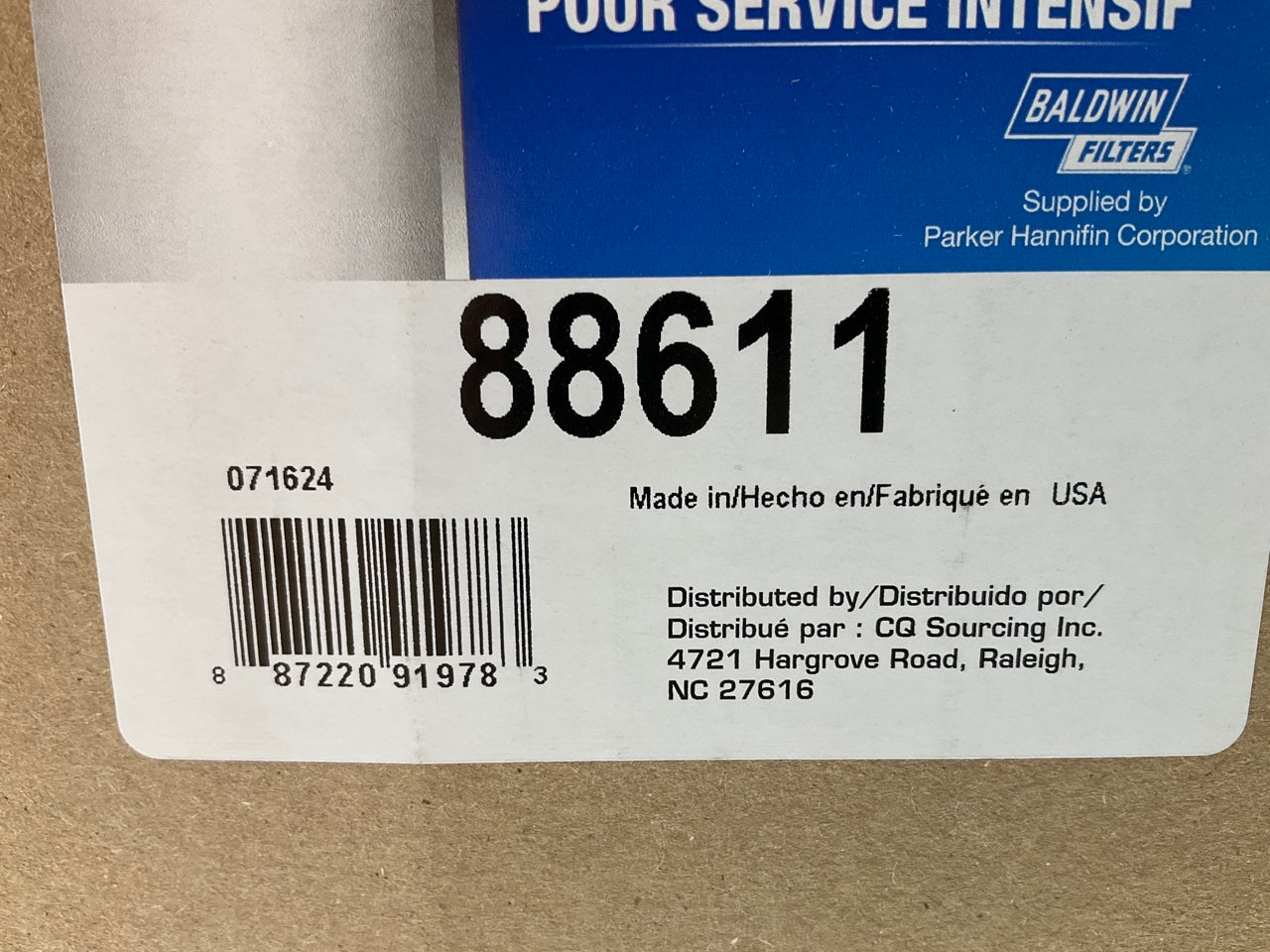 Carquest 88611 Air Filter - Replaces PA2418FN, 3I0391, 3I0811, 5W5889, 8T6305