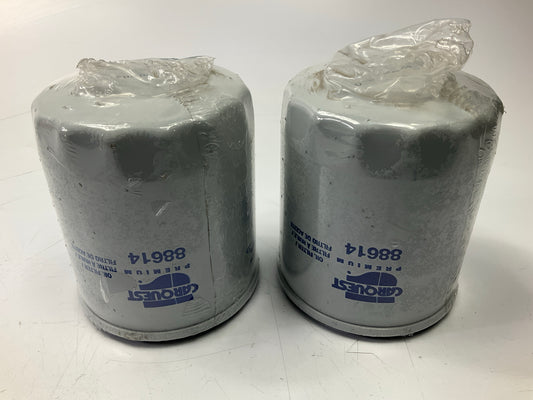 (2) Carquest 88614 Engine Crankcase Breather Element Filter For Hyster Forklift