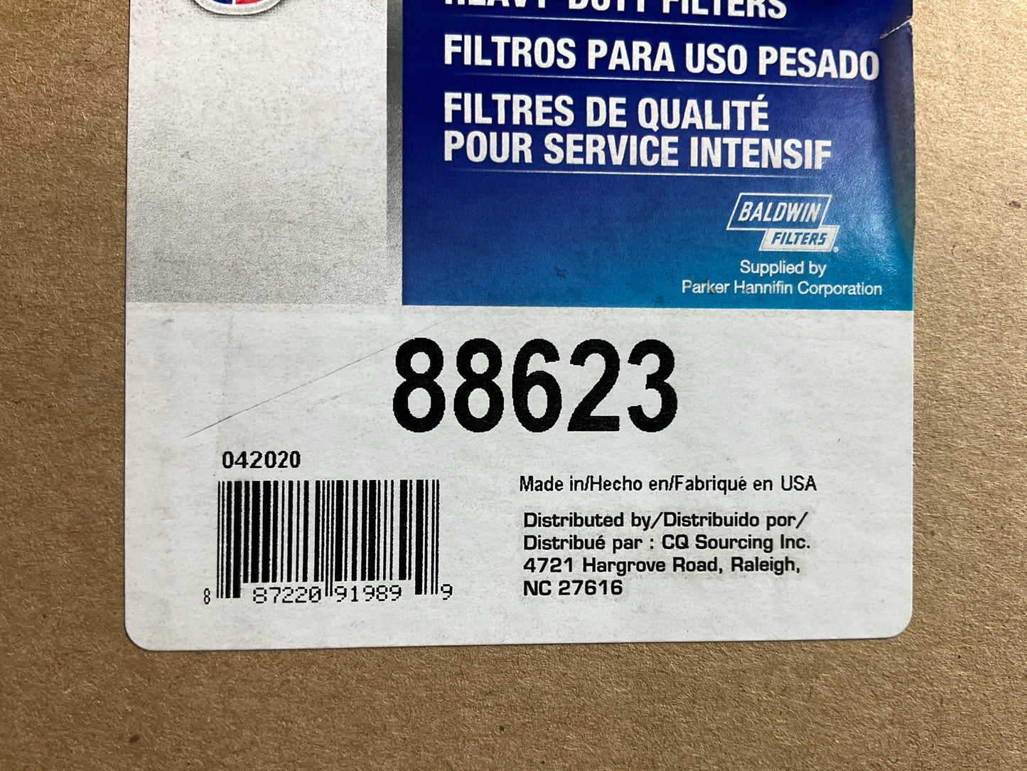 Carquest 88623 Air Filter Replaces 46623, T121009, CA7113, P522874, 3I0975