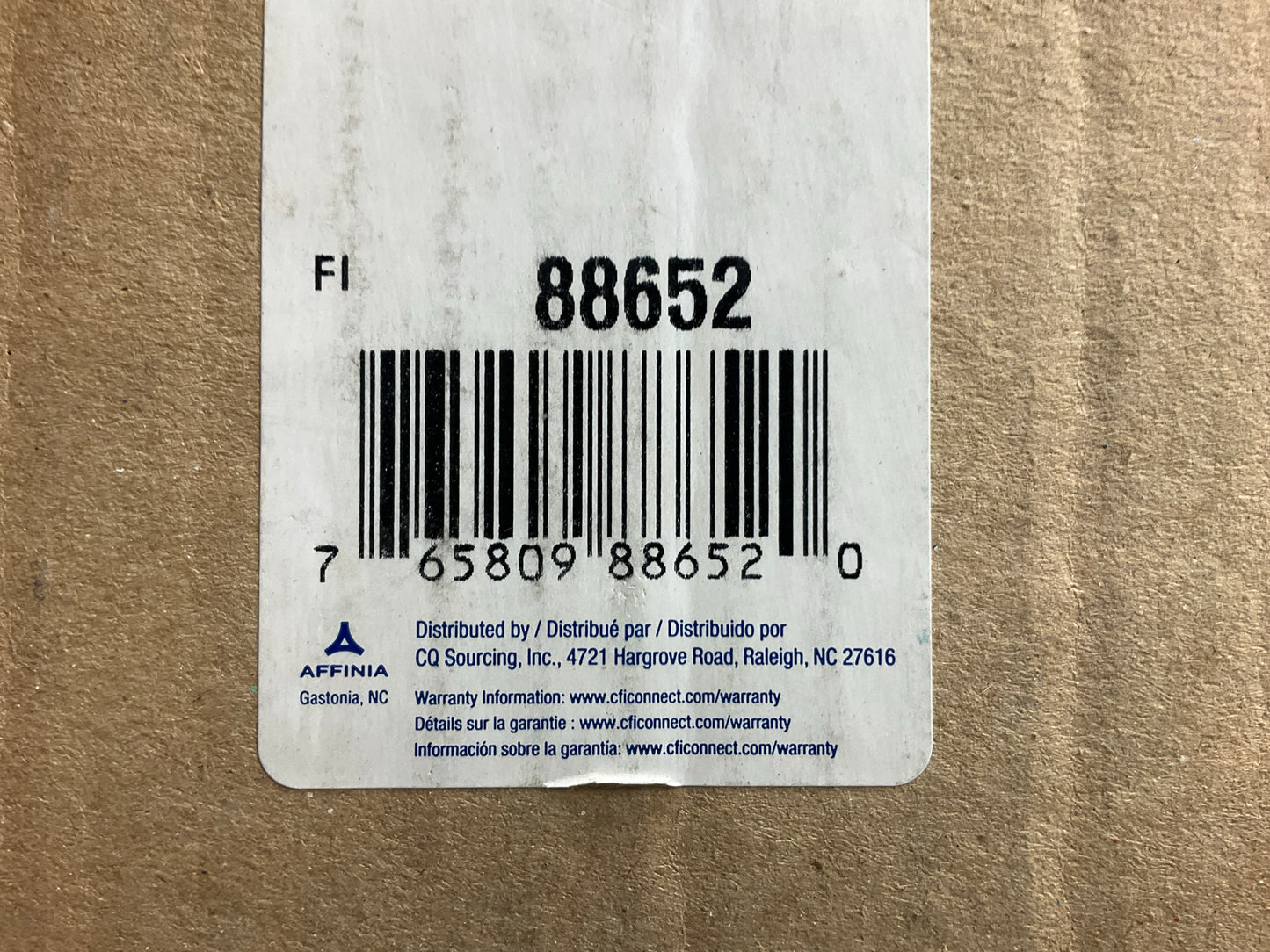 Carquest 88652 Air Filter Replaces: 46573 46652 46671 A55400 AF25291 AF25526