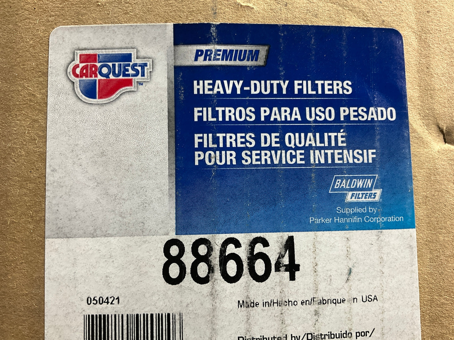 Carquest 88664 Air Filter Replaces: RS3548 AF25354 FA1635 A65154 A65343 46664